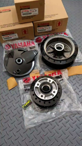 Tromol Rxking Original Yamaha Depan Belakang Tutup Kampas