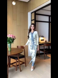 【𝙁𝙖𝙨𝙩 𝙎𝙝𝙞𝙥 🇲🇾 24h】Baju Kebaya Anggerik Set (Top & Skirt) Limited Edition Batik Asli Batik Nyonya