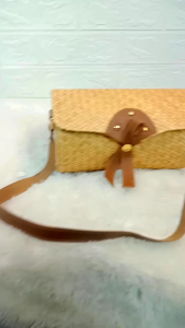 Tas anyaman pandan tabung/tas anyaman