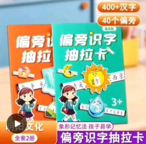 💥Ready Stock💥新书🆕偏旁识字抽拉卡基本款+进阶款共2册