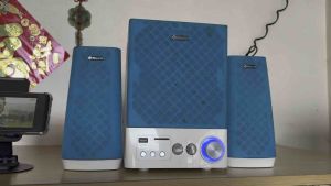 LOA ISOUND SP240B/2.1 (USB/SD/FM/REMOTE/BLUETOOTH/LED) thanh lý cũ dùng tốt - có khiển lệnh kèm