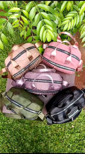 Laku Bags Tas Selempang Wanita Terbaru 2024 Motif Salur Cantik Slingbag Viral Kekinian