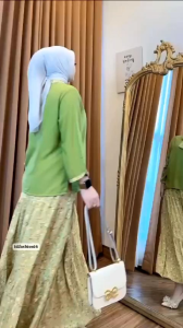 NEW PUSPITA SETROK VIRAL SETELAN ROK WANITA MUSLIMAH RAYON PREMIUM TERLARIS OOTD WANITA KEKINIAN