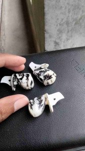 sawangan sulingan burung dara merpati bahan fiber motif tengkorak terbaru