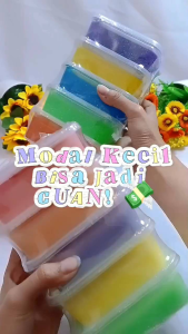 Slime Balon Tofu 25ml isi 10 bundling Mainan Anak Souvenir by GHEduPlay