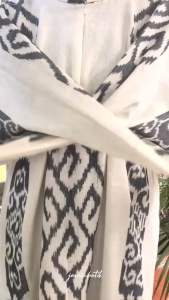 READY STOCK-coupel set kondangan-CLARA PUTIH T3-set couple preewed-elzio tenun