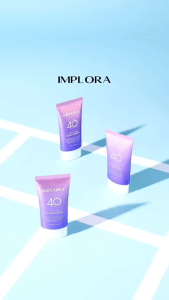 IMPLORA Perfect Shield Sunscreen SPF 40 PA+++ 50ml - Tabir Surya Sunscreen Pelindung Wajah