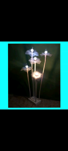 kelopak Bunga lampu dekorasi wedding.fibber mika. cup kelopak