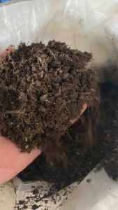 🍂ปุ๋ยใบก้ามปู 100 % ปุ๋ยหมักธรรมชาติ 🍂ใบร่อนละเอียด สำหรับผสมดิน แคดตัสและไม้ดอกไม้ประดับทุกชนิด 400 กรัม