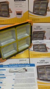 ❤️20000W Solar work light Waterproof Solar wall light + USB cable 5mode Camping Solar outdoor lighting 336LED Lampu solar