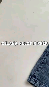 Celana Skena Kulot Jeans Ripped Robek Tembus Anak Laki-laki dan Anak Perempuan 1-10 Tahun