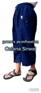 Grosir Celana Sirwal Pangsi Komprang Sontog 3/4 Haji & Umroh Pria Dewasa