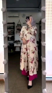 Setelan Wanita | Tunik Wanita | One Set Fania | Super Cantik | Bahan Premium