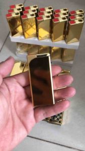 Bật lửa sắt khò tia xanh ( vàng A500)