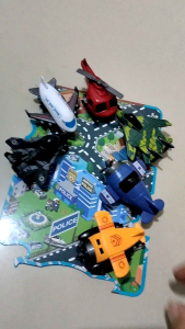 Mainan Anak Pesawat Airplane Pullback 1Set Isi 6Pcs