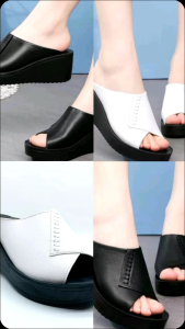 Sandal Wadges Wanita Viral Terbaru//Sandal Wadges Rempel Wanita Kekinian//Sandal Wanita Terlaris