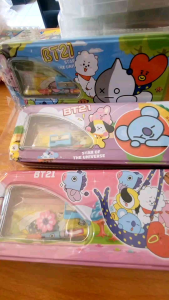 Kotak Pensil Kaleng Motif BT21 / Tempat Pensil / Pensil Case