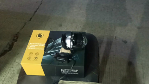 lampu projector projie biled e50 aeslux 3inchi bluelens 50 watt sepasang.