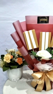 Buket Kosongan Isi 3 Slot Kerangka: Snack, Skincare, & Cokelat