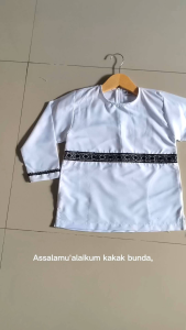 Setelan Anak Renda seragam anak hitam putih murah berkualitas