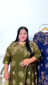 Daster Jumbo Motif Floral Elegan Nyaman LD 160 Realpick