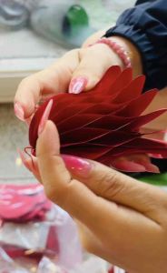 Set 10 khánh treo đèn lồng đỏ trang trí lễ Tết