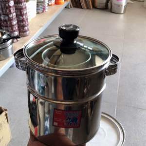 Dandang Stainless Bakso ukuran Mini 16cm centong capit Murah COD viral