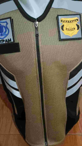 Rompi security coklat/ Rompi Satpam tebal/Rompi security terbaru