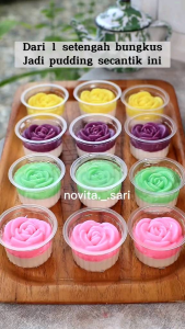 Cetakan Puding & Kue Kukus Motif Mawar