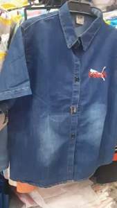 เสื้อเชิ๊ตยีนส์เด็กผู้ชาย เสื้อเชิ๊ตยีนส์เด็กยีนส์ ผู้ชาย