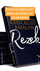 30 Days Checklist Amalan Rezeki-Puan Saira
