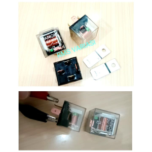 Relay Klakson 80 AMPERE 12 VOLT kaki 4/relay Klakson Keong