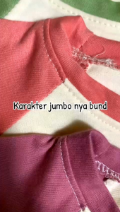 stelan anak perempuan karakter jumbo celana cargo panjang usia 1-9 tahun