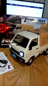 MOBIL REMOTE RC PICK UP BUKA PINTU SPRAY ASAP LED SUZUKI CARRY SCALE 1:16 2WD BATRE CASH SIGNAL 2.4GHZ BISA BUAT LOMBA