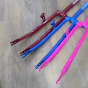 (FOR 26 MINI) Garpu Depan Fork Sepeda Mini City Bike Keranjang 26 inch Pink Biru Merah 26inch