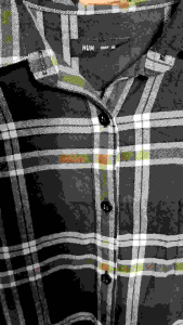 Kemeja Flanel HUM Original Second Size XL