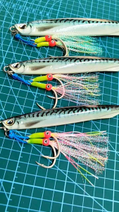 METAL JIG DUO SSZ MOTIF IKAN ASLI 200300500GR PLUS ASSIST GID MATA