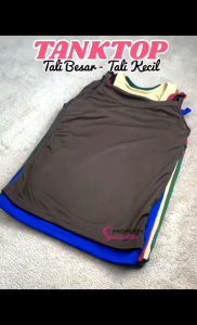 Tank top Tali Besar Wanita Dewasa / Manset Wanita / Singlet Perempuan Remaja Jumbo