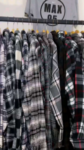 Kemeja Flannel Pria Lengan Panjang Flanel Lengan Panjang Pria Bestseller