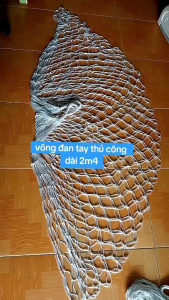 Võng Đan Tay Sợi Dây Dù Dài 2m4 Bền Đẹp Kèm 5m dây