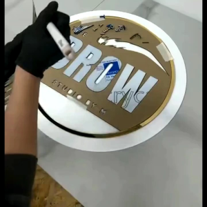 SIGNAGE AKRILIK LOGO USAHA DEKORASI DINDING ACRYLIC CUSTOM