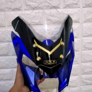 VISOR YAMAHA VIXION NVA VIXION ADVANCE TAHUN 2015 2016 MODEL BLACK SERIES PLUS BAUT VARIASI