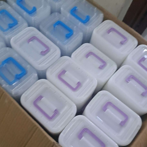 Hộp 130g Thun Cột Tóc Nhiều Màu Cho Bé và Người Lớn - Hộp Đựng Cột Tóc Tiện Ích