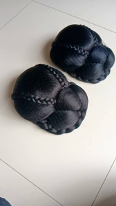 Sanggul Variasi Kepang Moderen Sintetis Lembut dan Halus untuk Dewasa