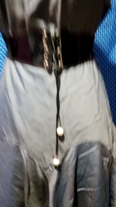 DRESS KUTUNG/SLEEVELESS GREY GRADASI 121