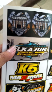 Stiker Sound | Stiker 1 Lembar | Stiker Pack Ukuran 31cm x 47cm