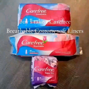 Carefree Breathable / Superdry panty liner.
