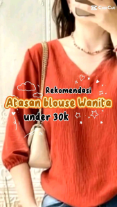 Blouse Fujii cringkel airflow wanita remaja dewasa