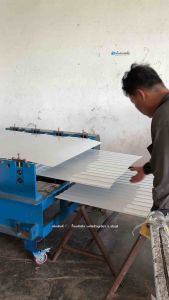 ลอนผนังสีขาว ทำเคาน์เตอร์ ทำผนัง (85*100cm) ลอนสวย แข็งแรง ทนทาน