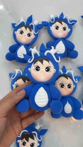 Bé Rồng Xanh trang trí bánh